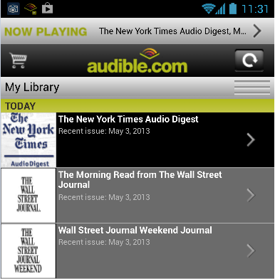 Illustration for article titled Morning Fix, Times Four - Catch Up On Your Daily Newspapers with Audible